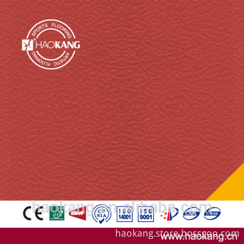 Plastic Flooring Type ITTF Table tennis PVC sports flooring/Ping pong mat